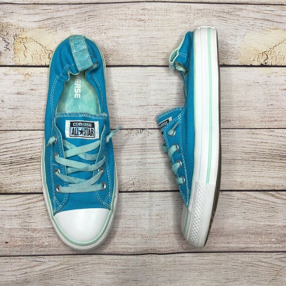 womens converse aqua